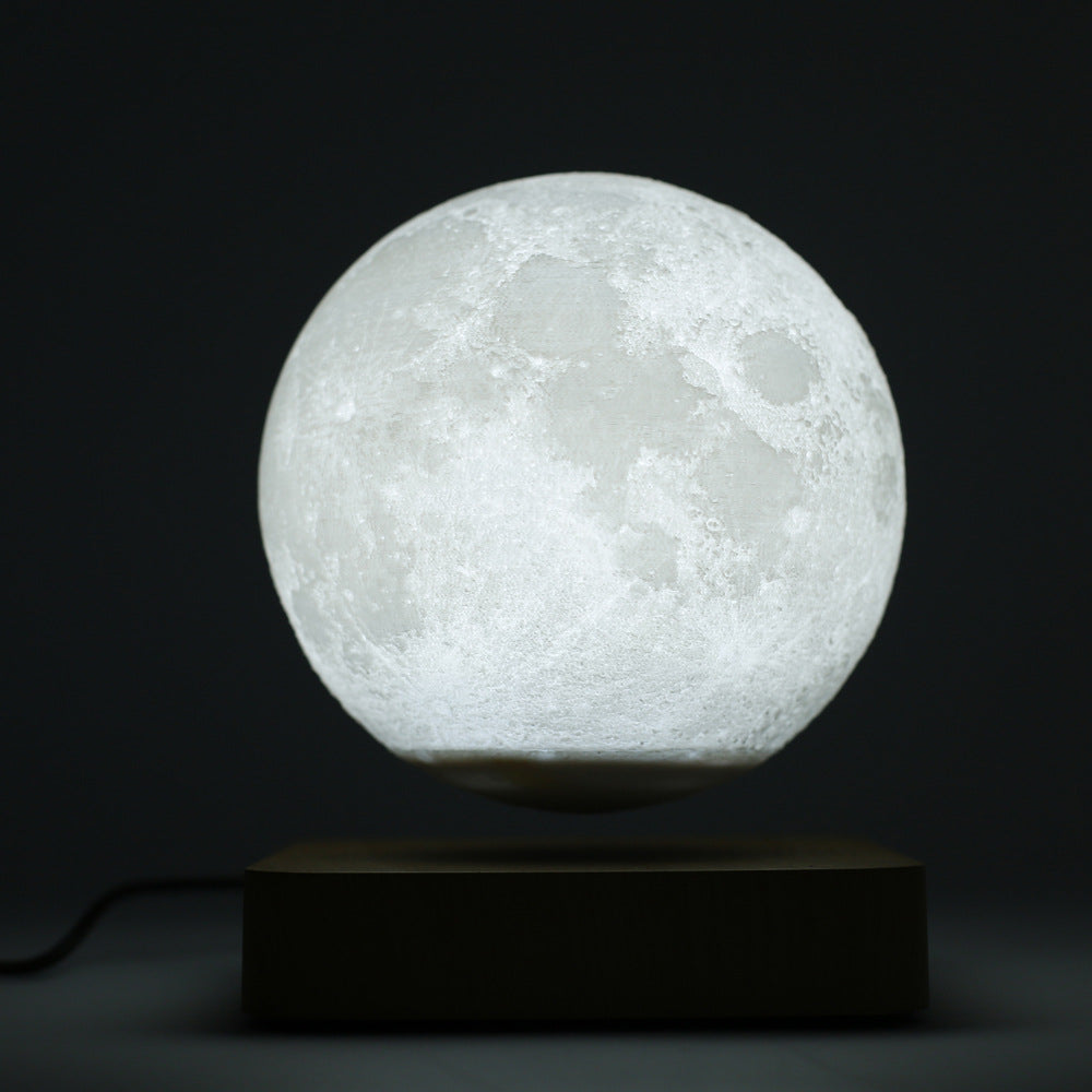 Customized Creative 3D Magnetic Levitation Moon Lamp Night Light Rotating Led Moon Floating Lamp Customized Creative 3D Magnetic Levitation Moon Lamp Night Light Rotating Led Moon Floating Lamp